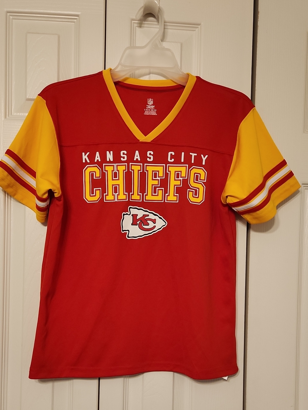 NFL Team Apparel Kansas City Chiefs Youth Jersey Size 10 / 12